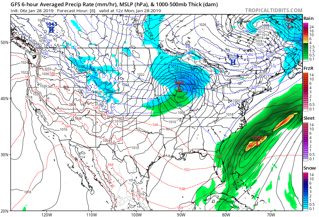 10 Day forecast of surface pressure and precipitation amounts from the GFS model ARE NOT AVAILABLE FROM TROPICALTIDBITS.COM