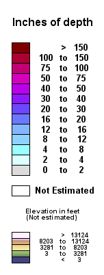 Snow Depth Legend